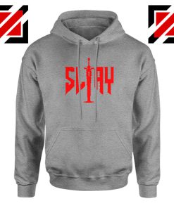 Slay Doom Sport Grey Hoodie