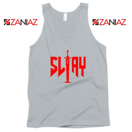 Slay Doom Sport Grey Tank Top