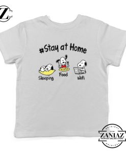 Snoopy Stay Home Kids Tshirt