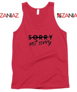 Sorry Not Sorry Lyrics Red Tank Top