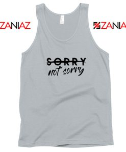 Sorry Not Sorry Lyrics Sport Grey Tank Top