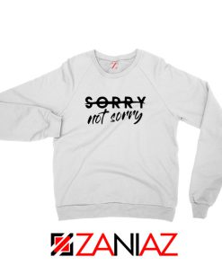 Sorry Not Sorry Lyrics Sweatshirt