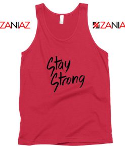 Stay Strong Demi Lovato Red Tank Top