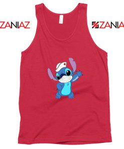 Stitch Nurse Red Tank Top