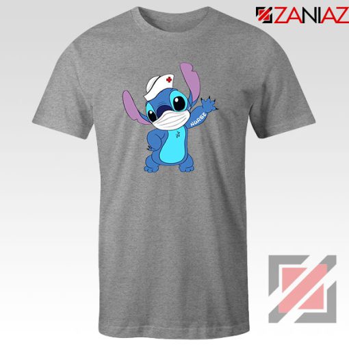 Stitch Nurse Sport Grey Tshirt