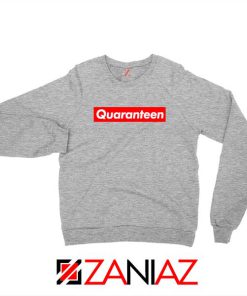 Supreme Quarantine Sport Grey Sweatshirt