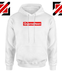 Supreme Quarantine White Hoodie