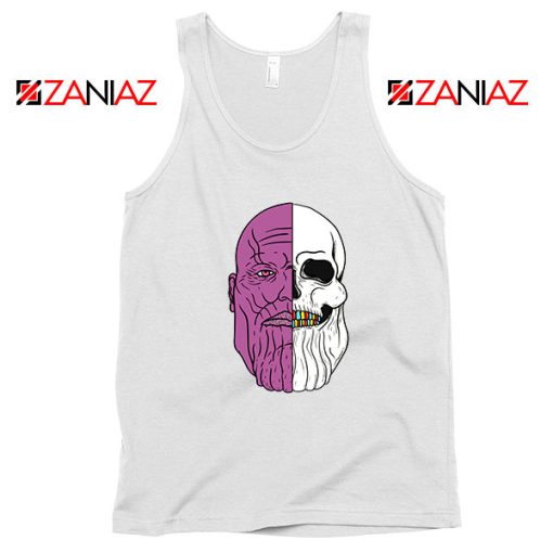 Thanos Face Half Skull Tank Top