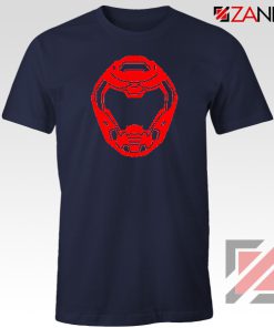 The Doom Marine Helmet Navy Blue Tshirt