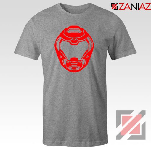 The Doom Marine Helmet Sport Grey Tshirt