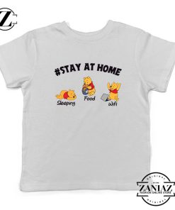 The Pooh Stay Home Kids Tshirt