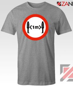 Time Keep Distance Sport Grey Tshirt
