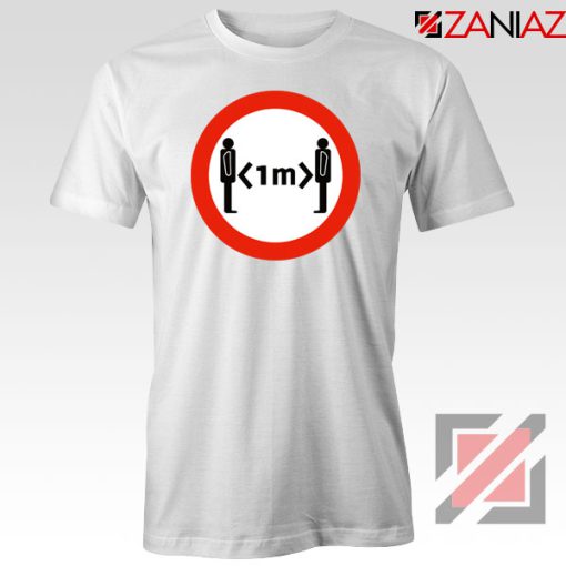 Time Keep Distance White Tshirt