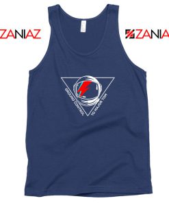 Tribute David Bowie Legend Navy Blue Tank Top