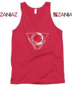 Tribute David Bowie Legend Red Tank Top