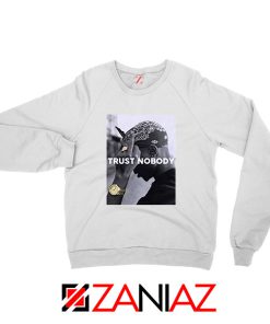 Trust Nobody Tupac Shakur White Sweatshirt