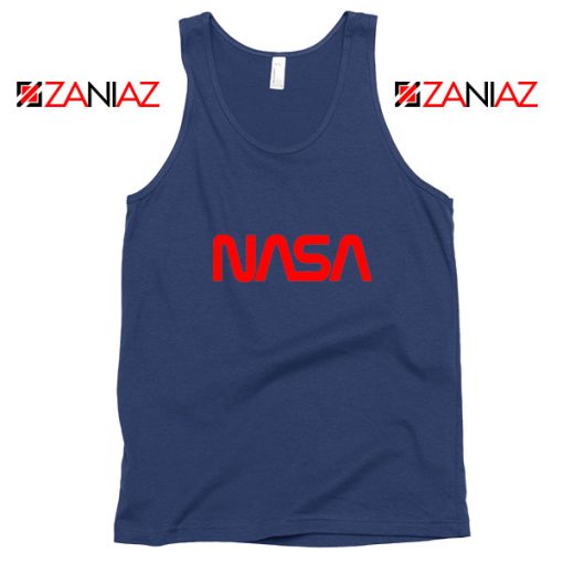 Vintage NASA Logo Navy Blue Tank Top