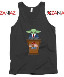 Vote Baby Yoda 2020 Black Tank Top