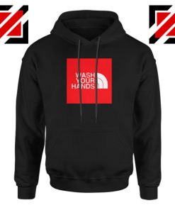 Wash Your Hands Covid 19 Black Hoodie