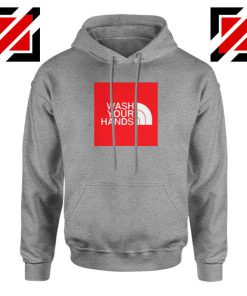 Wash Your Hands Covid 19 Sport Grey Hoodie