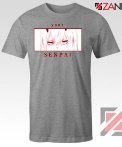 Your Senpai Sport Grey Tshirt