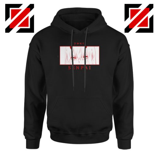 Your Senpai Zero Two Black Hoodie