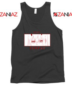 Your Senpai Zero Two Black Tank Top