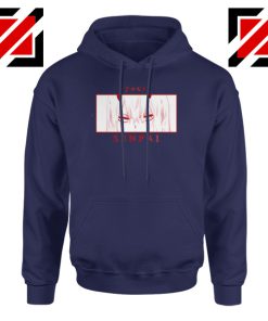 Your Senpai Zero Two Navy Blue Hoodie