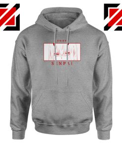 Your Senpai Zero Two Sport Grey Hoodie