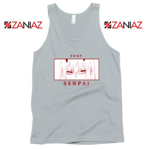 Your Senpai Zero Two Sport Grey Tank Top