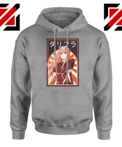 Zero Two Mural Sport Grey Hoodie