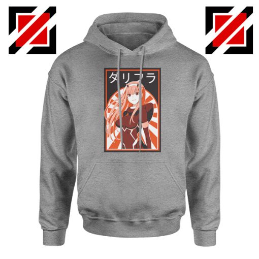 Zero Two Mural Sport Grey Hoodie