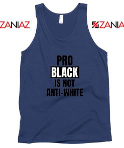 Anti Racism Navy Blue Tank Top