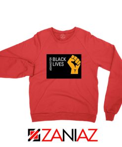Asians For Black Lives Red Sweatshirt