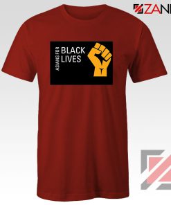 Asians For Black Lives Red Tshirt