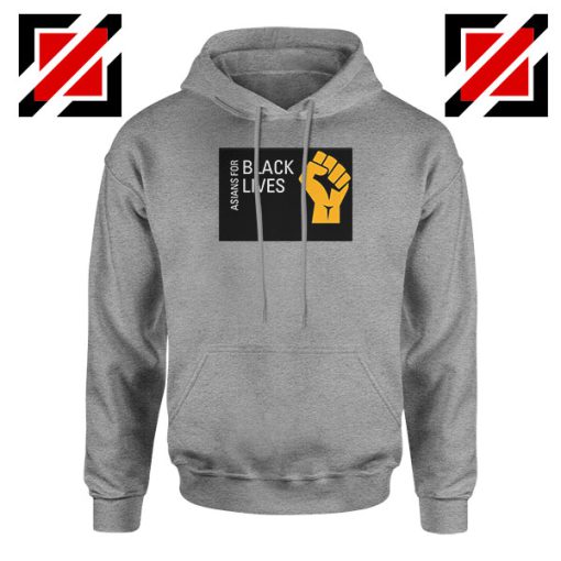 Asians For Black Lives Sport Grey Hoodie