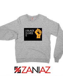 Asians For Black Lives Sport Grey Sweatshirt