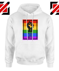 BLM Fist Rainbow Hoodie