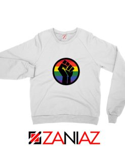 BLM LGBTQ Rainbow Sweatshirt