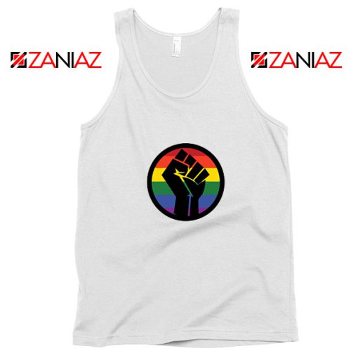 BLM LGBTQ Rainbow Tank Top