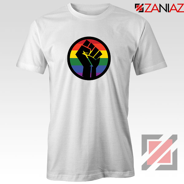 BLM LGBTQ Rainbow Tshirt Black Lives Matter Tee Shirts S-3XL