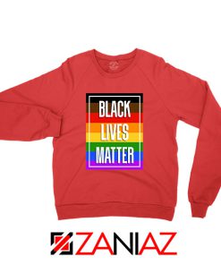 BLM POC Rainbow Red Sweatshirt