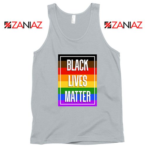 BLM POC Rainbow Sport Grey Tank Top