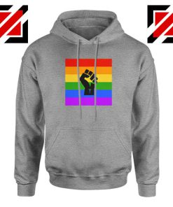 BLM Pride Rainbow Sport Grey Hoodie