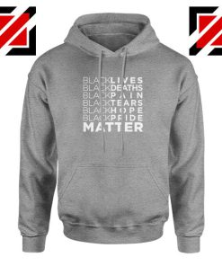 Black Lives Deaths Sport Grey Hoodie