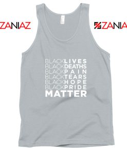 Black Lives Deaths Sport Grey Tank Top