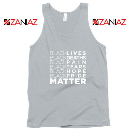 Black Lives Deaths Sport Grey Tank Top