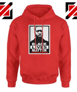 Black Lives Matter George Floyd Red Hoodie