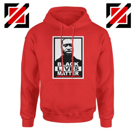 Black Lives Matter George Floyd Red Hoodie