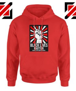 Black Lives Matter Movement Red Hoodie